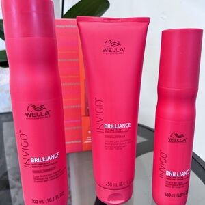 Wella Invigo Brilliance Set in Vibrant Red and Pink